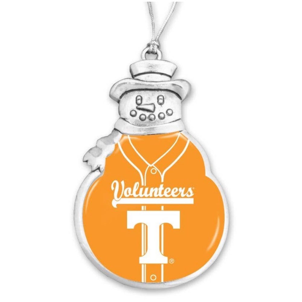 Tennessee Volunteers NCAA Snowman Ornament